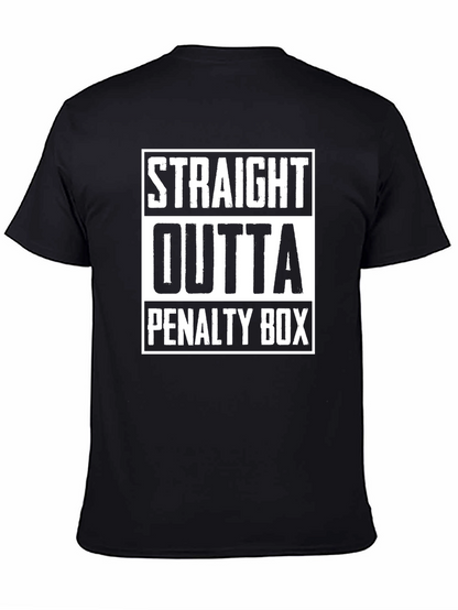 Straight Outta Penalty Box T-Shirt - Hockey Fan Tee