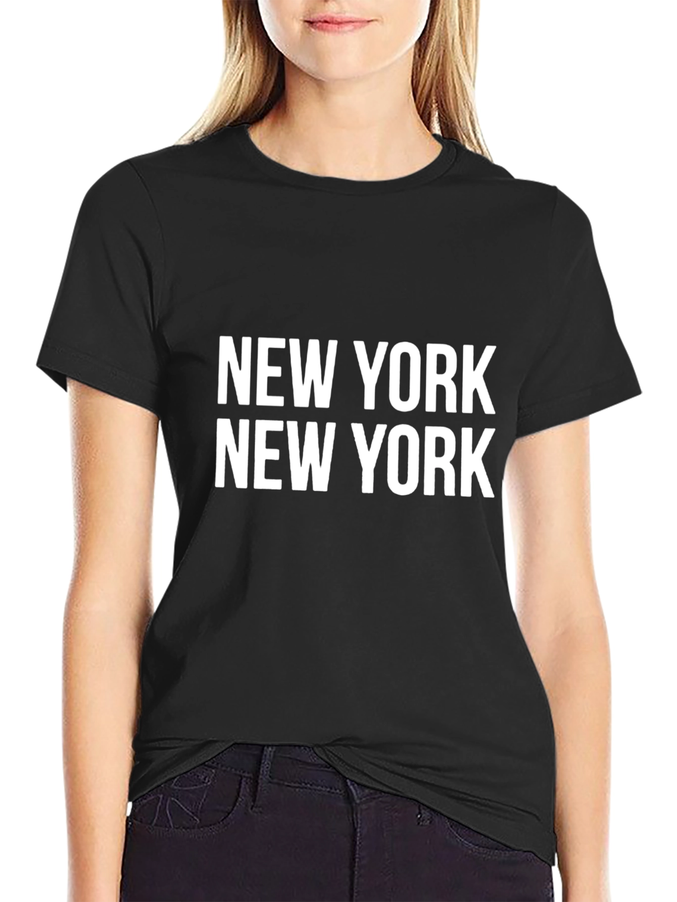 New York New York Black Graphic T-Shirt