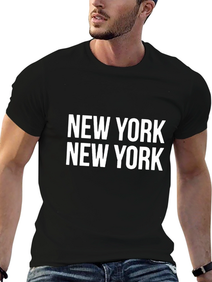 New York New York Black Graphic T-Shirt