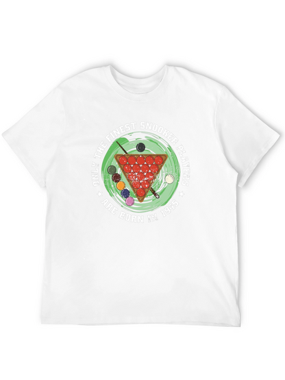 Finest Snooker Players Born in 1945 Black T-Shirt