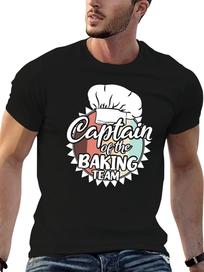 Captain of the Baking Team Graphic T-Shirt