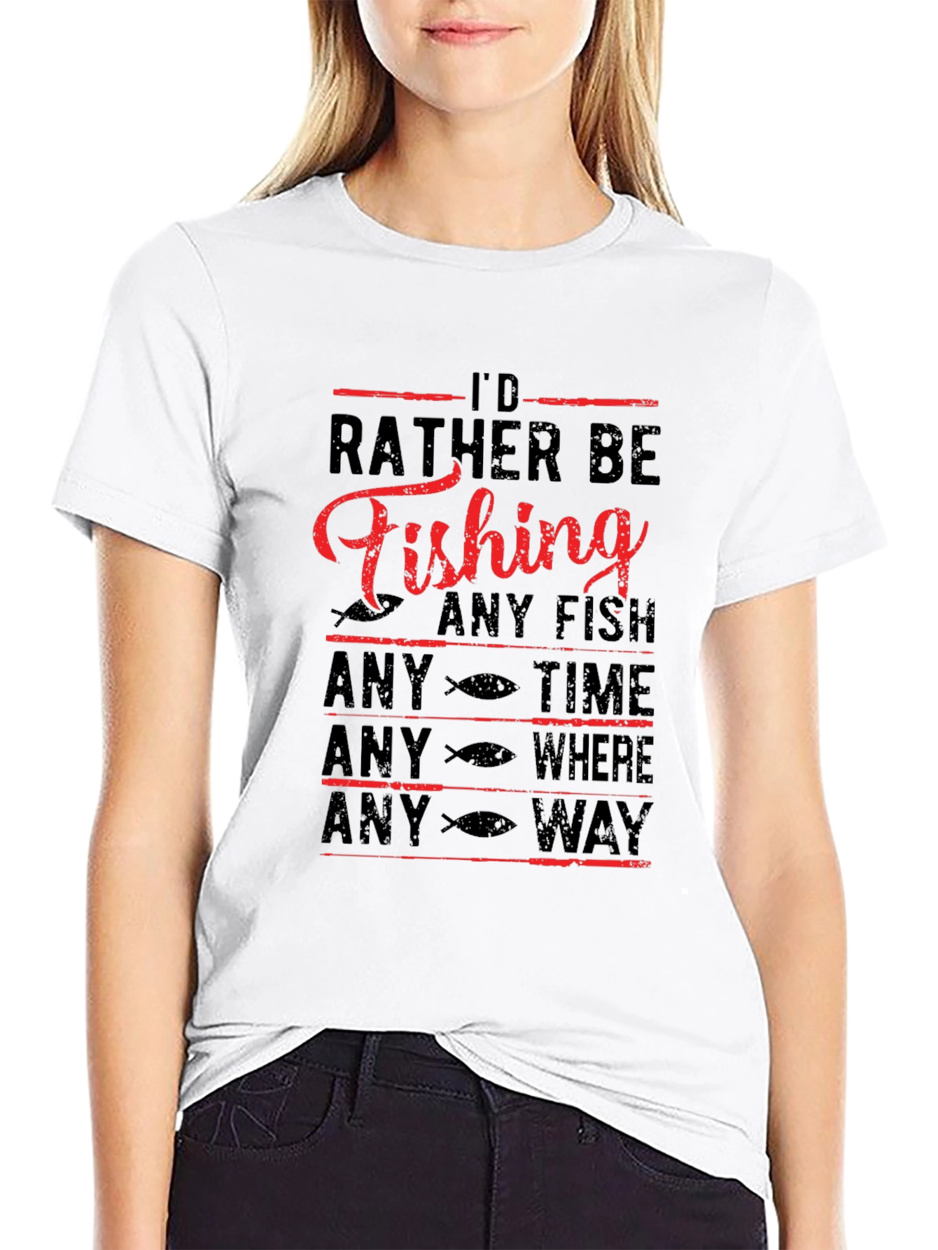 Id Rather Be Fishing Graphic Tee