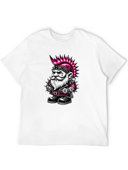 Punk Rock Gnome Graphic T-Shirt - Black