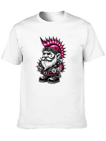Punk Rock Gnome Graphic T-Shirt - Black