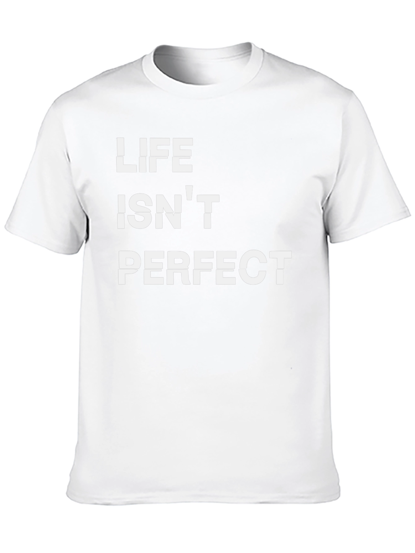 Life Isnt Perfect Graphic Tee - Black