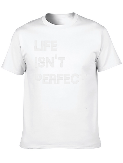 Life Isnt Perfect Graphic Tee - Black