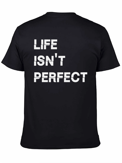 Life Isnt Perfect Graphic Tee - Black