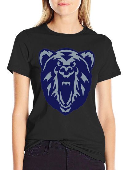 Grizzlies Bear Graphic Black T-Shirt