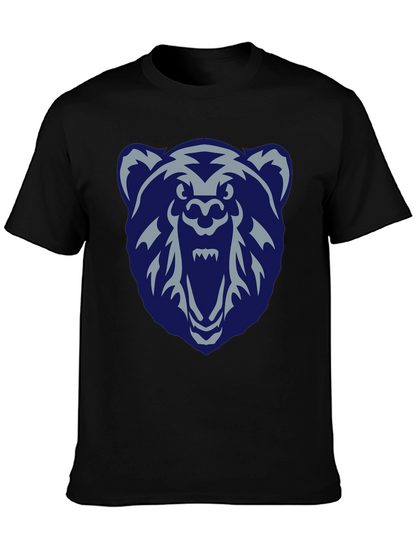 Grizzlies Bear Graphic Black T-Shirt
