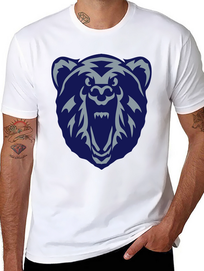 Grizzlies Bear Graphic Black T-Shirt