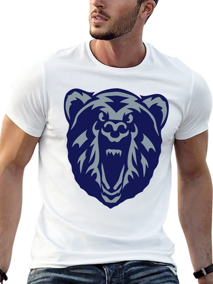Grizzlies Bear Graphic Black T-Shirt