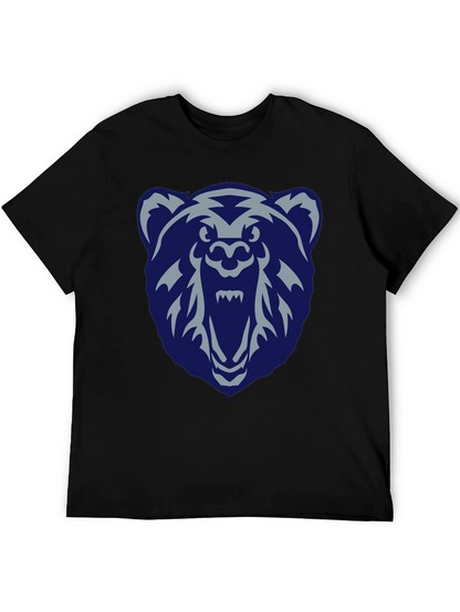 Grizzlies Bear Graphic Black T-Shirt