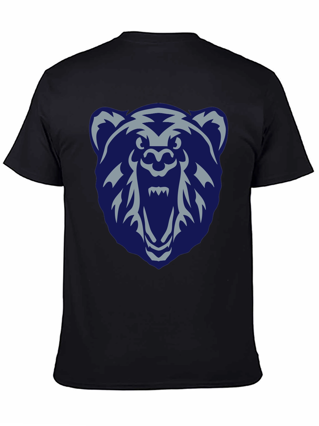 Grizzlies Bear Graphic Black T-Shirt