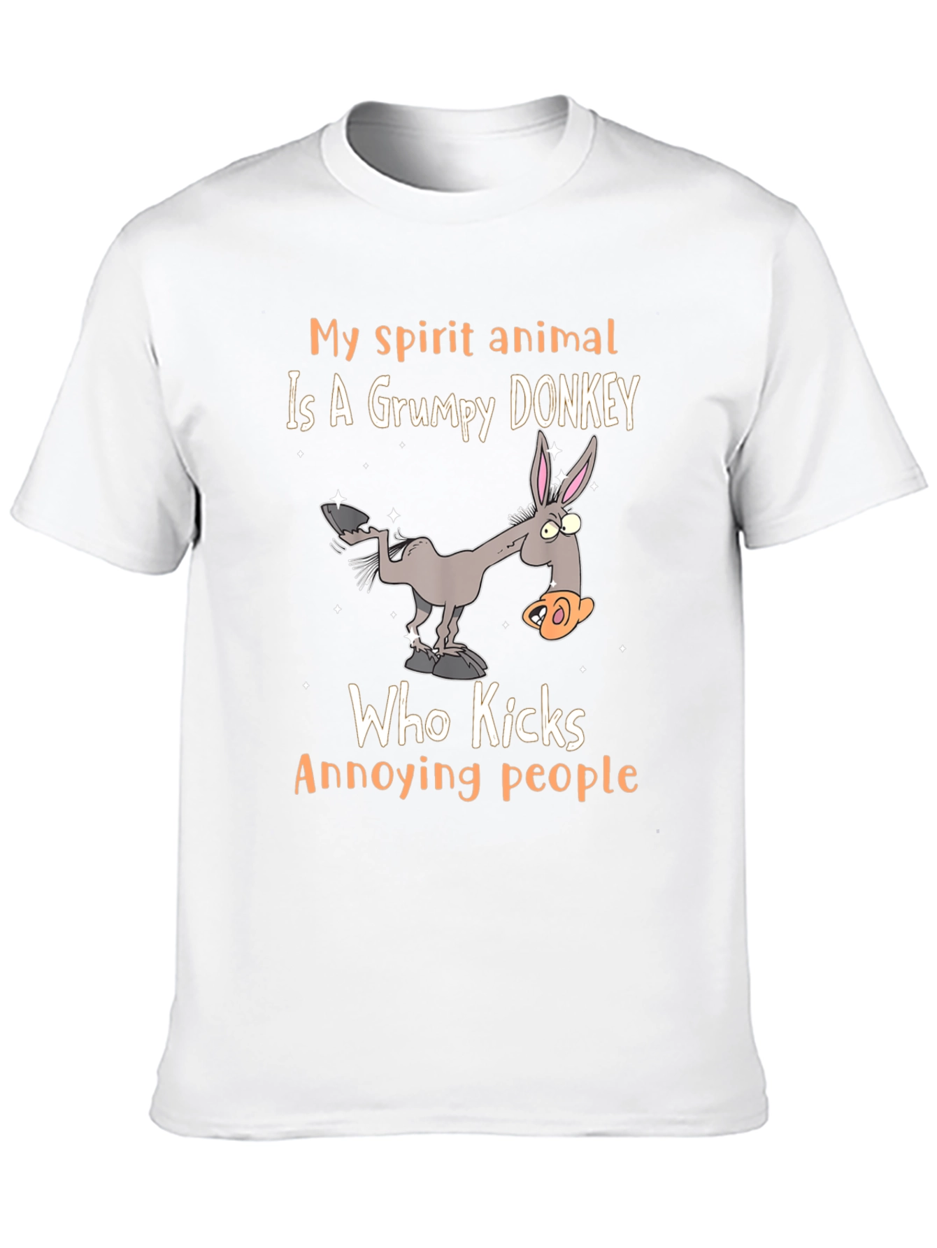 Grumpy Donkey Spirit Animal T-Shirt