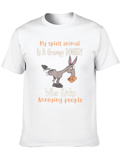 Grumpy Donkey Spirit Animal T-Shirt