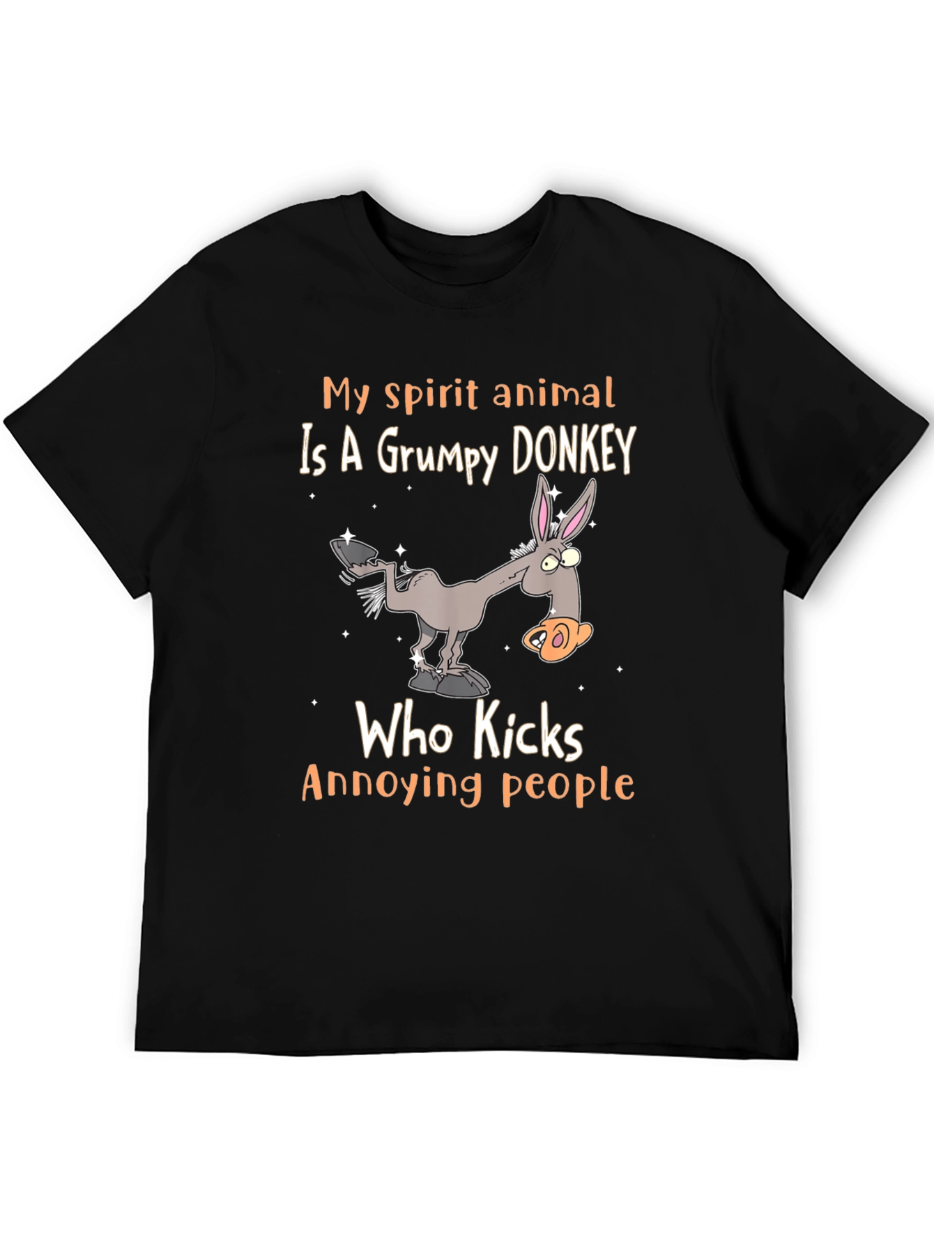 Grumpy Donkey Spirit Animal T-Shirt