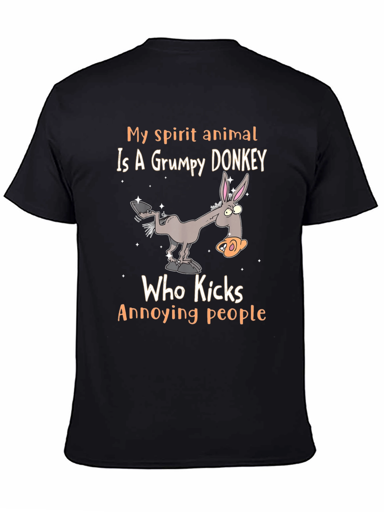 Grumpy Donkey Spirit Animal T-Shirt