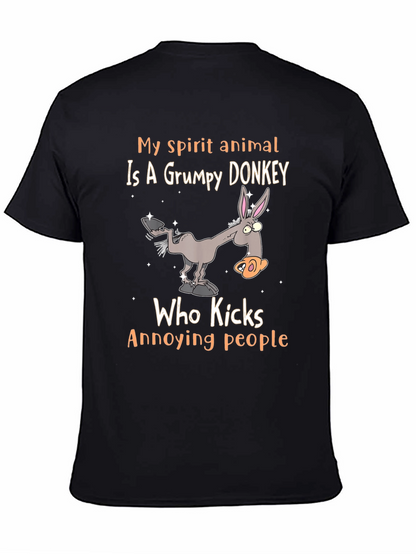 Grumpy Donkey Spirit Animal T-Shirt