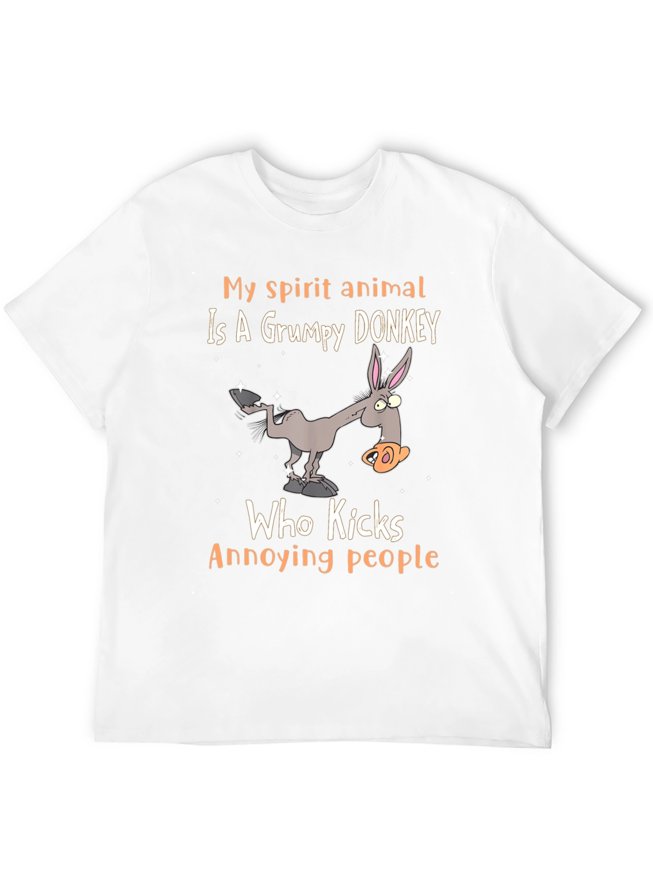 Grumpy Donkey Spirit Animal T-Shirt