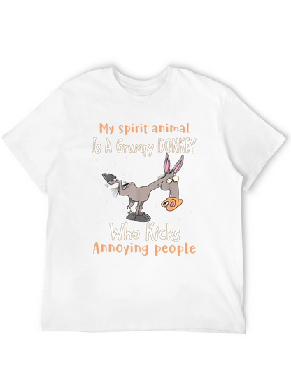 Grumpy Donkey Spirit Animal T-Shirt