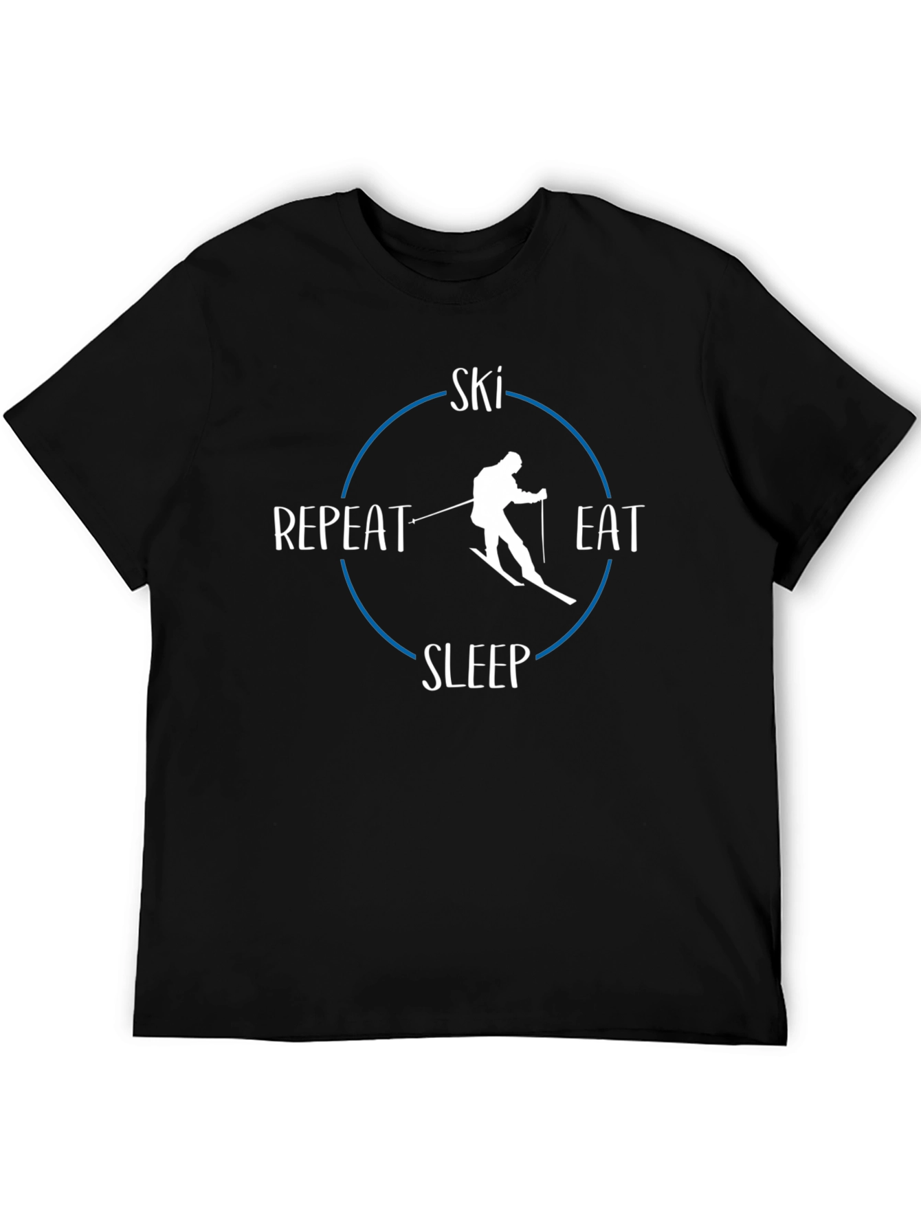 Ski Eat Sleep Repeat Graphic Tee