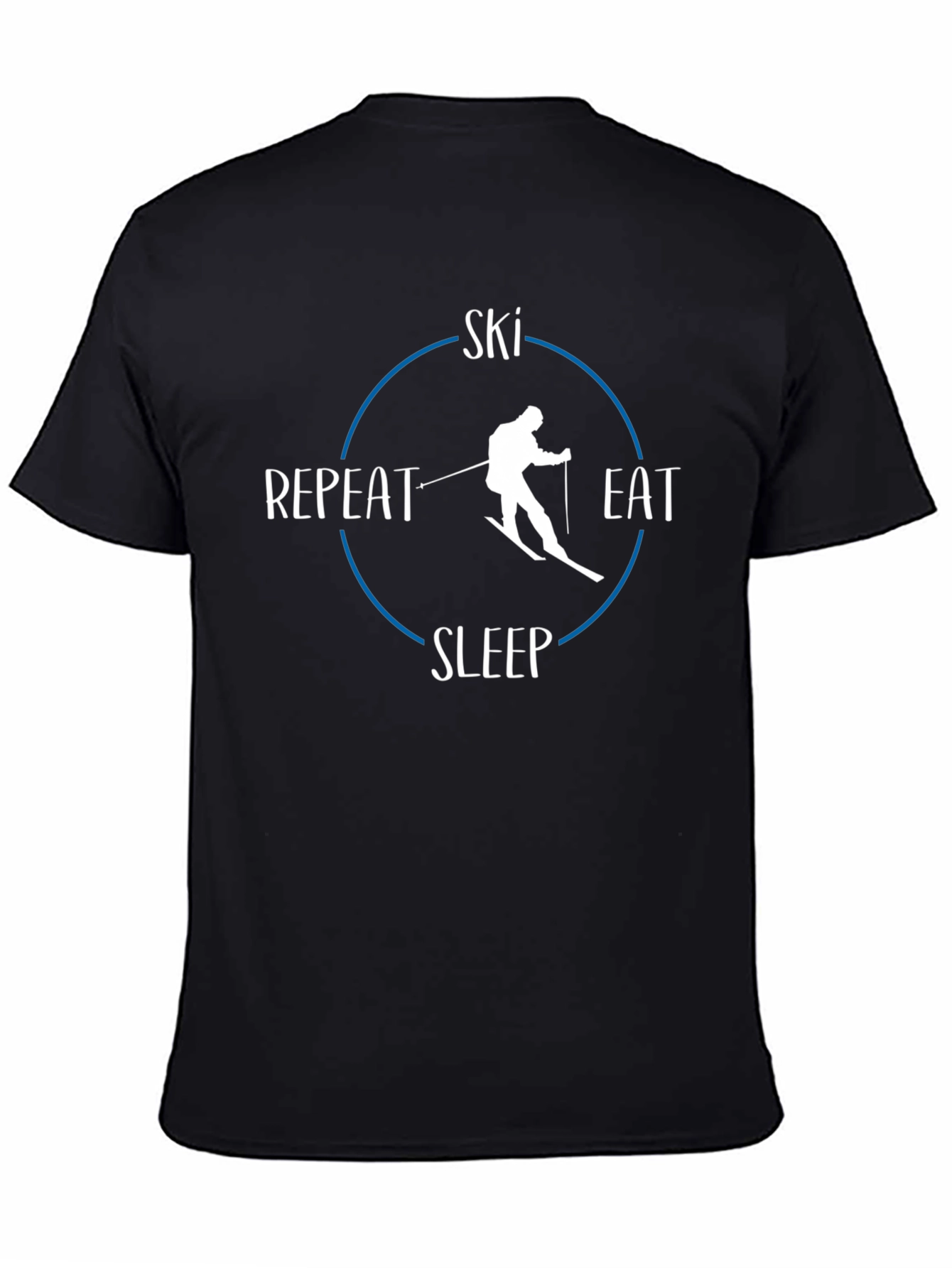 Ski Eat Sleep Repeat Graphic Tee