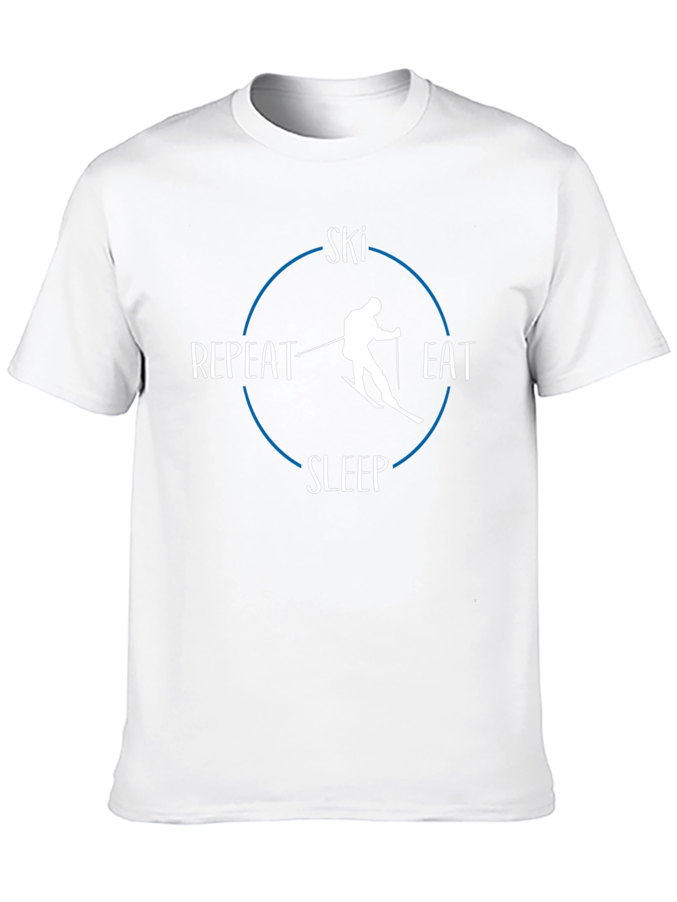 Ski Eat Sleep Repeat Graphic Tee