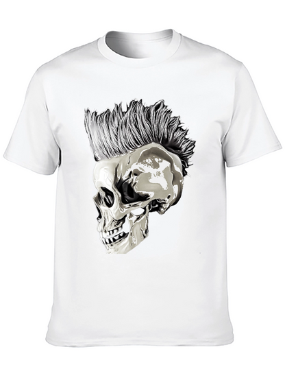 Punk Skull T-Shirt - Edgy Graphic Tee
