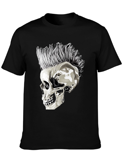 Punk Skull T-Shirt - Edgy Graphic Tee