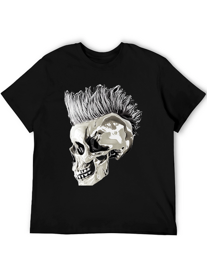 Punk Skull T-Shirt - Edgy Graphic Tee