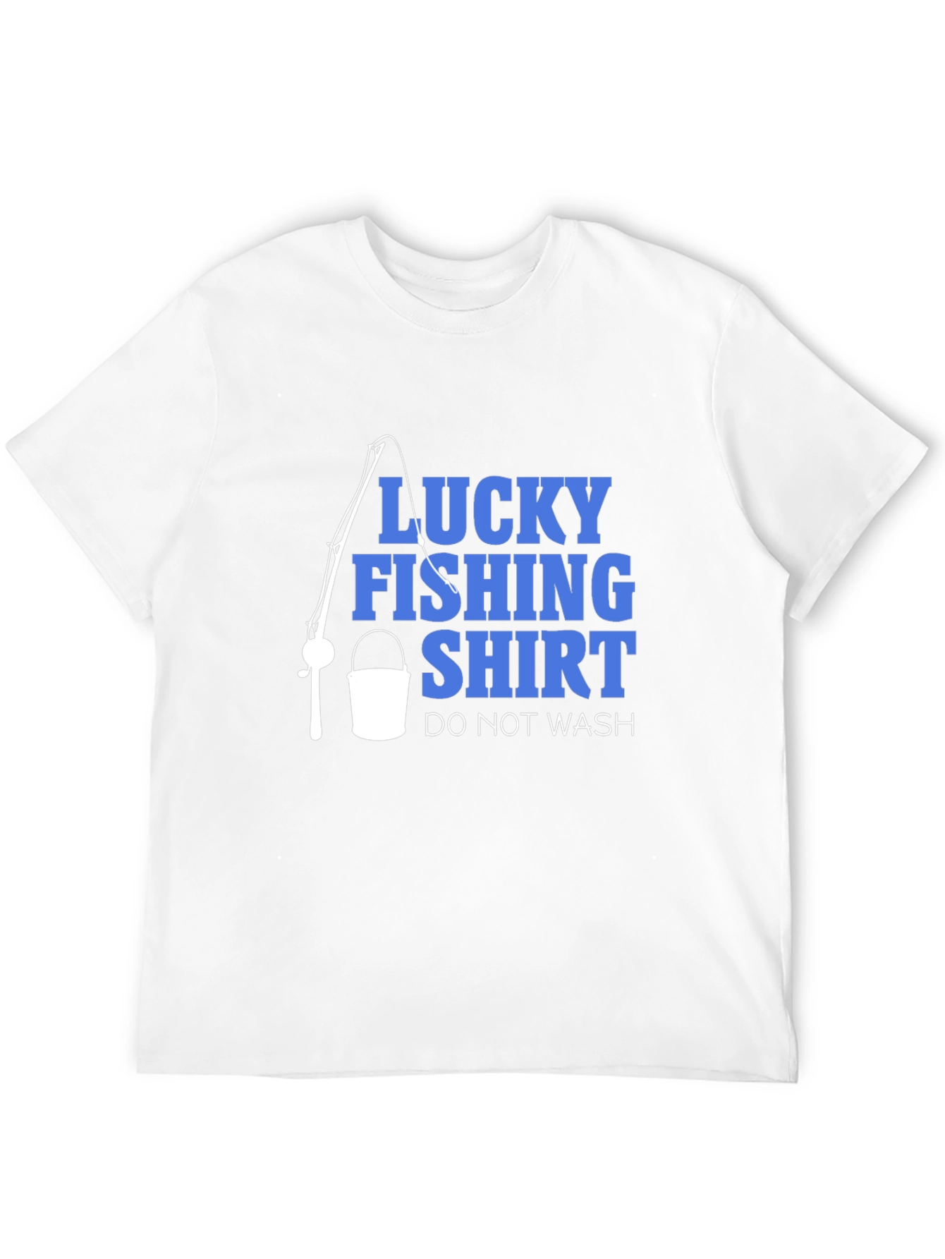 Lucky Fishing Shirt - Novelty Graphic Tee