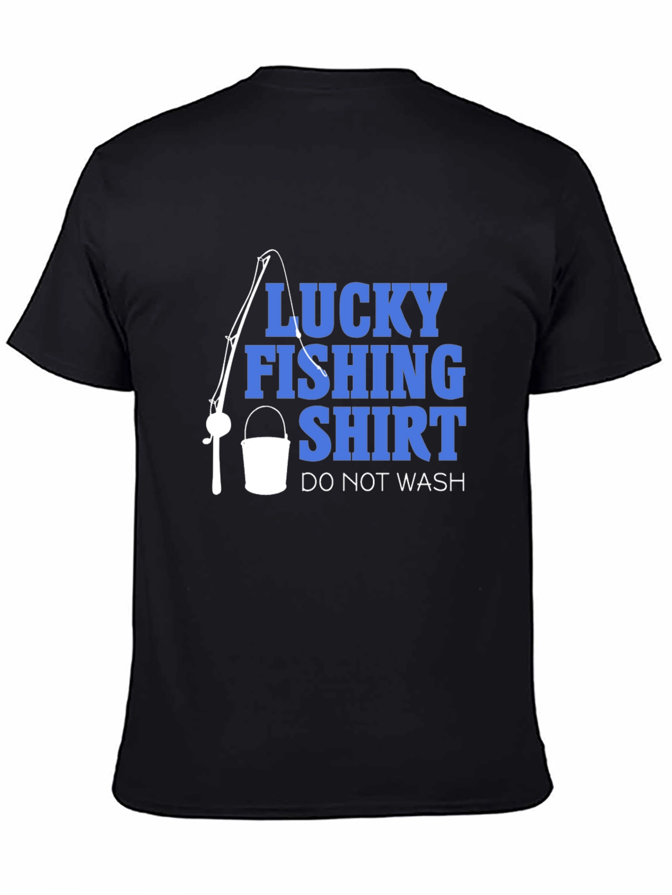 Lucky Fishing Shirt - Novelty Graphic Tee
