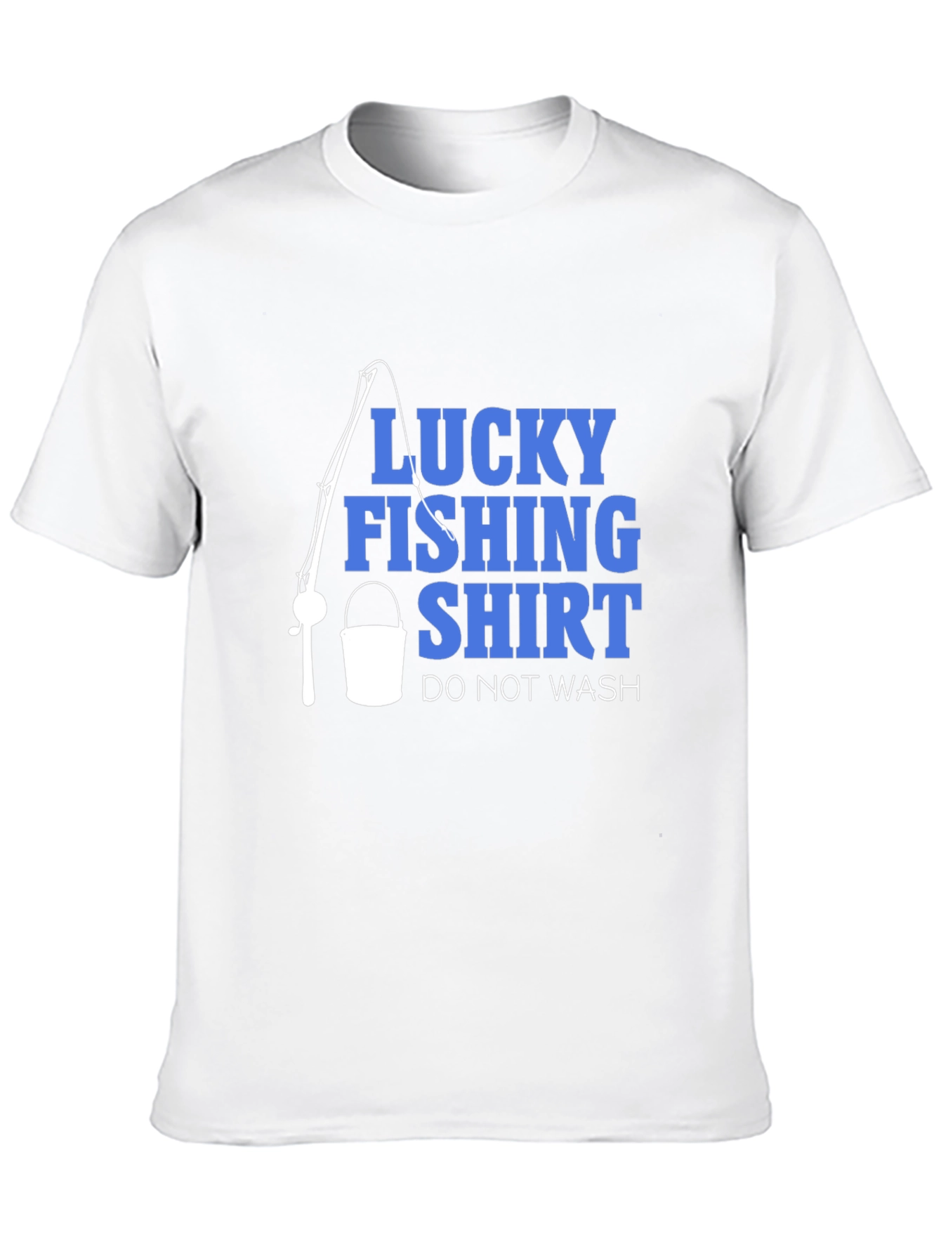 Lucky Fishing Shirt - Novelty Graphic Tee