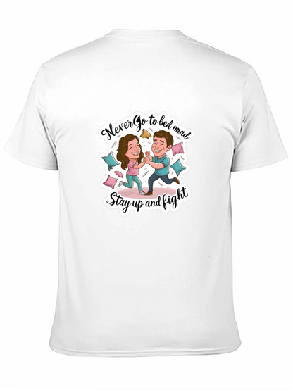 Funny Couple Fight Graphic Tee