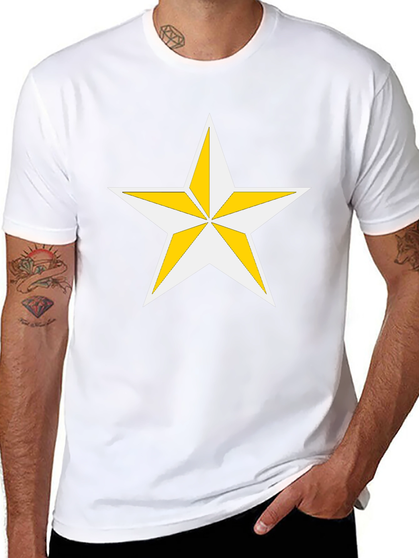 Star Graphic Black T-Shirt