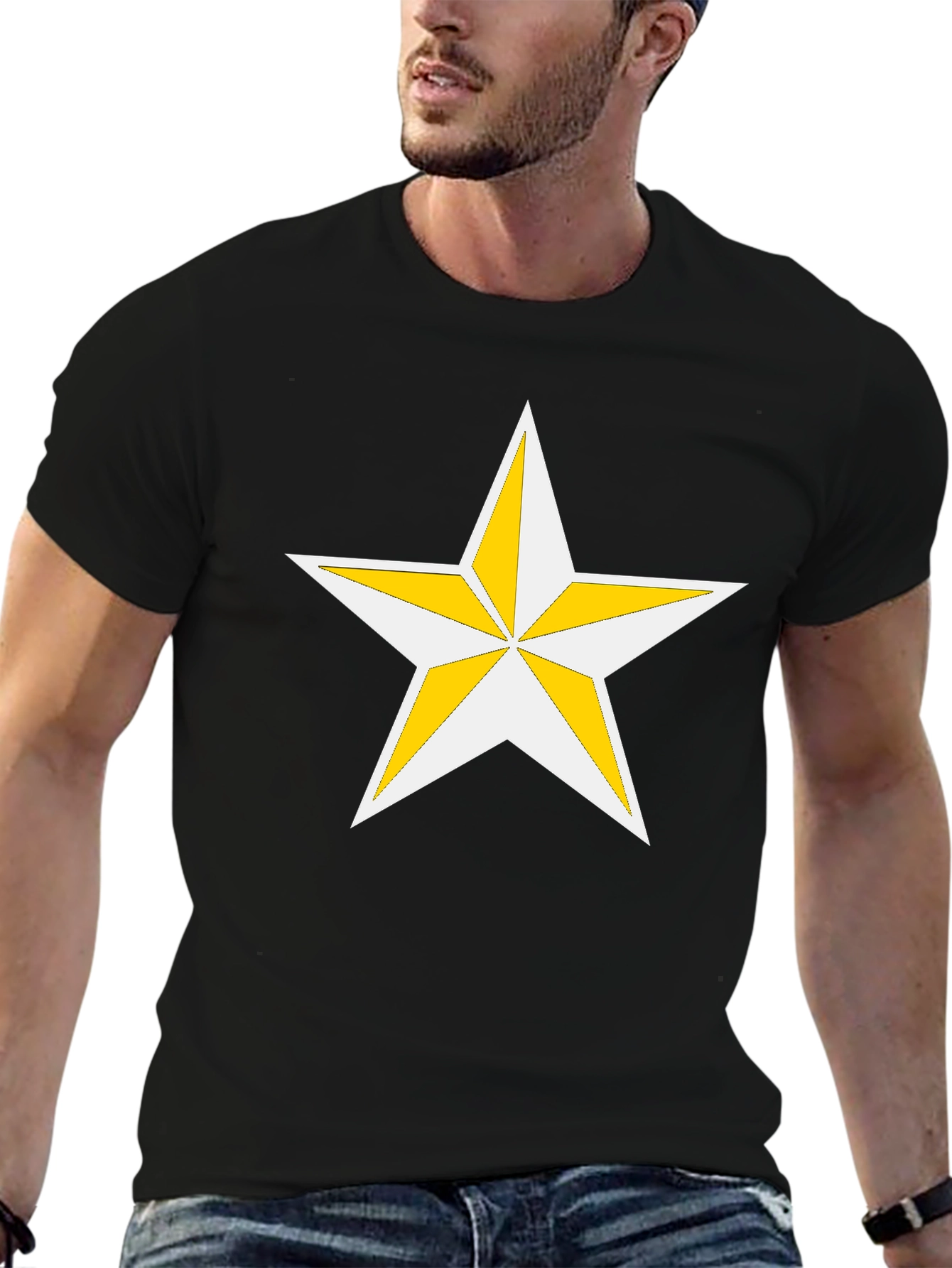 Star Graphic Black T-Shirt