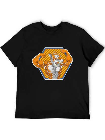 Tiger Muscle Black T-Shirt