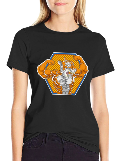 Tiger Muscle Black T-Shirt