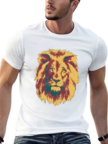 Lion Graphic Tee - Bold & Stylish Mens T-Shirt