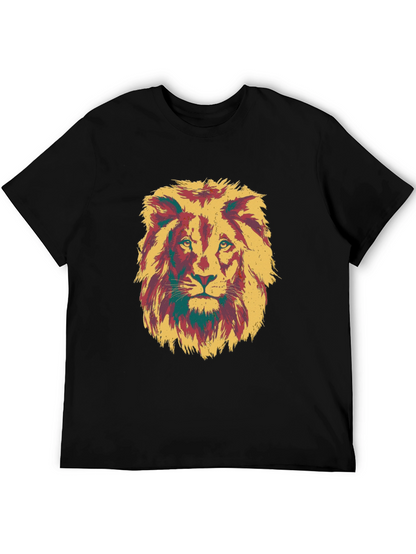 Lion Graphic Tee - Bold & Stylish Mens T-Shirt
