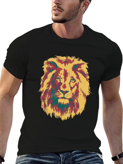 Lion Graphic Tee - Bold & Stylish Mens T-Shirt