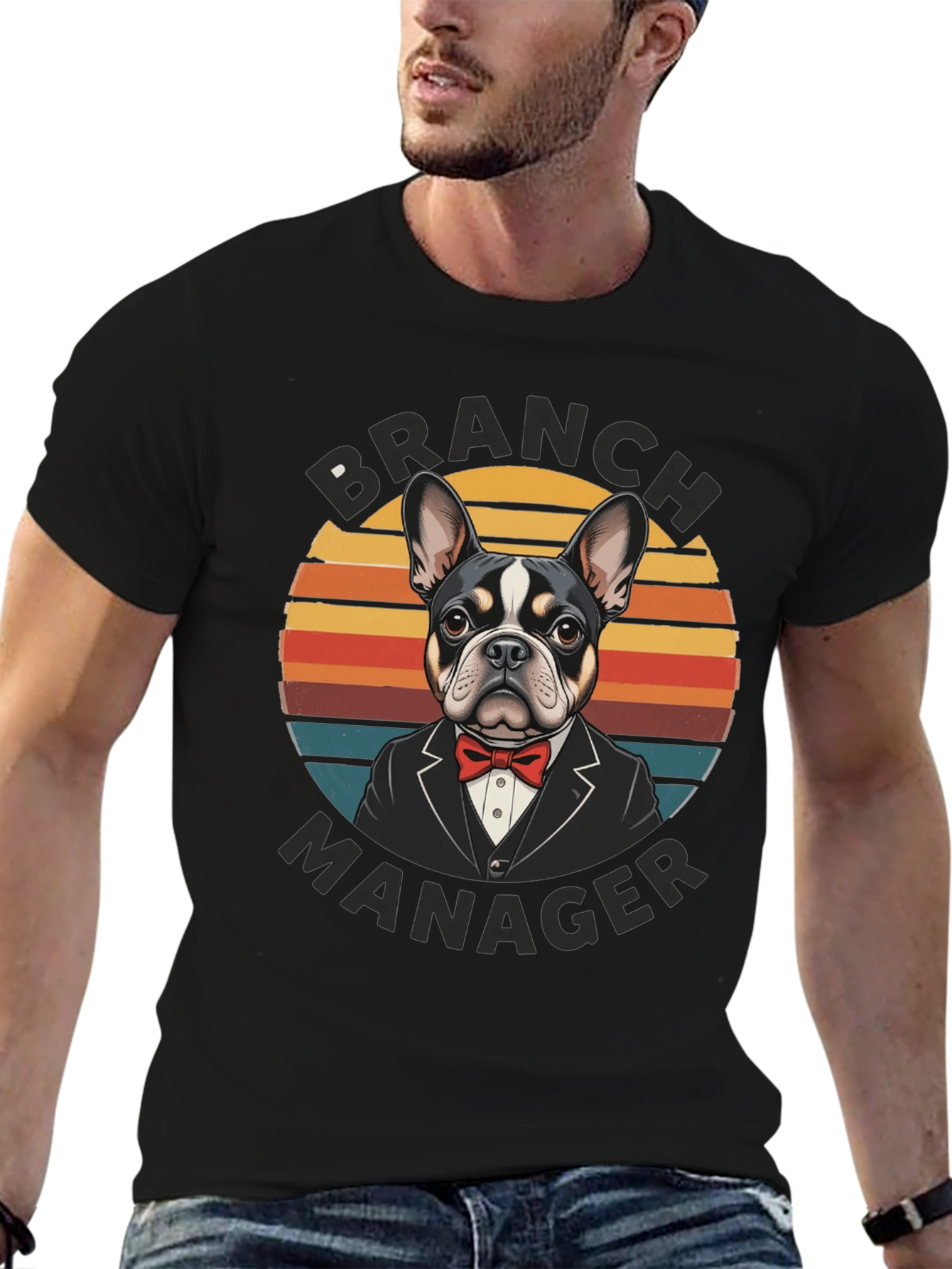 Branch Manager Dog Graphic Tee - Funny Canine Shirt