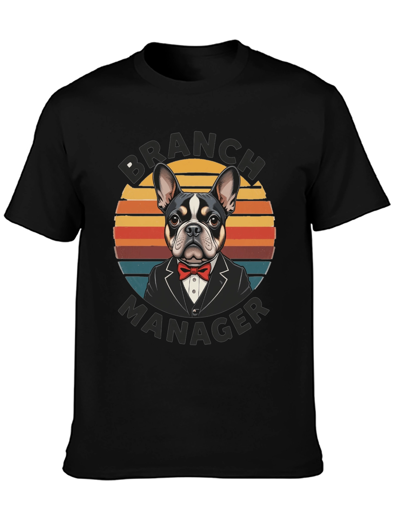 Branch Manager Dog Graphic Tee - Funny Canine Shirt
