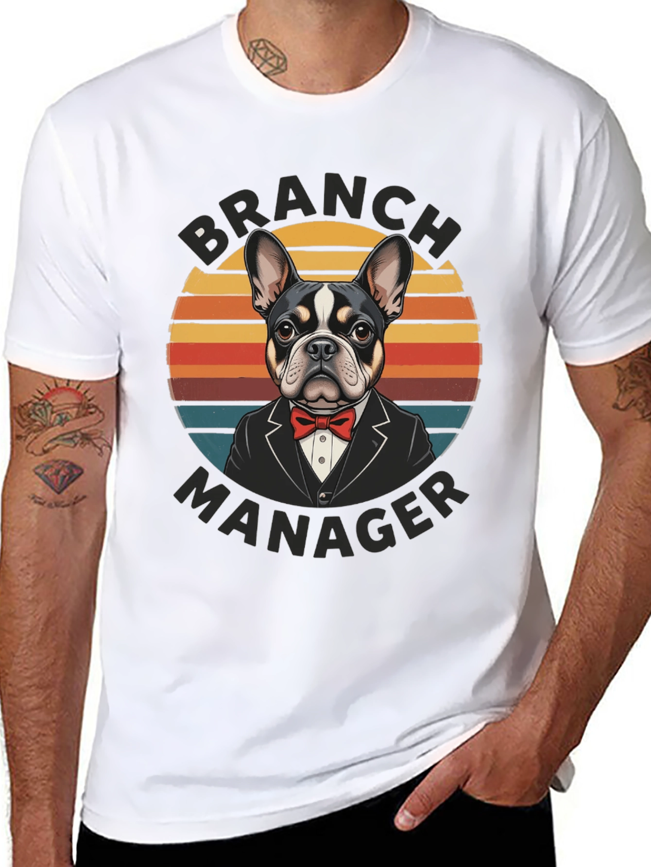 Branch Manager Dog Graphic Tee - Funny Canine Shirt
