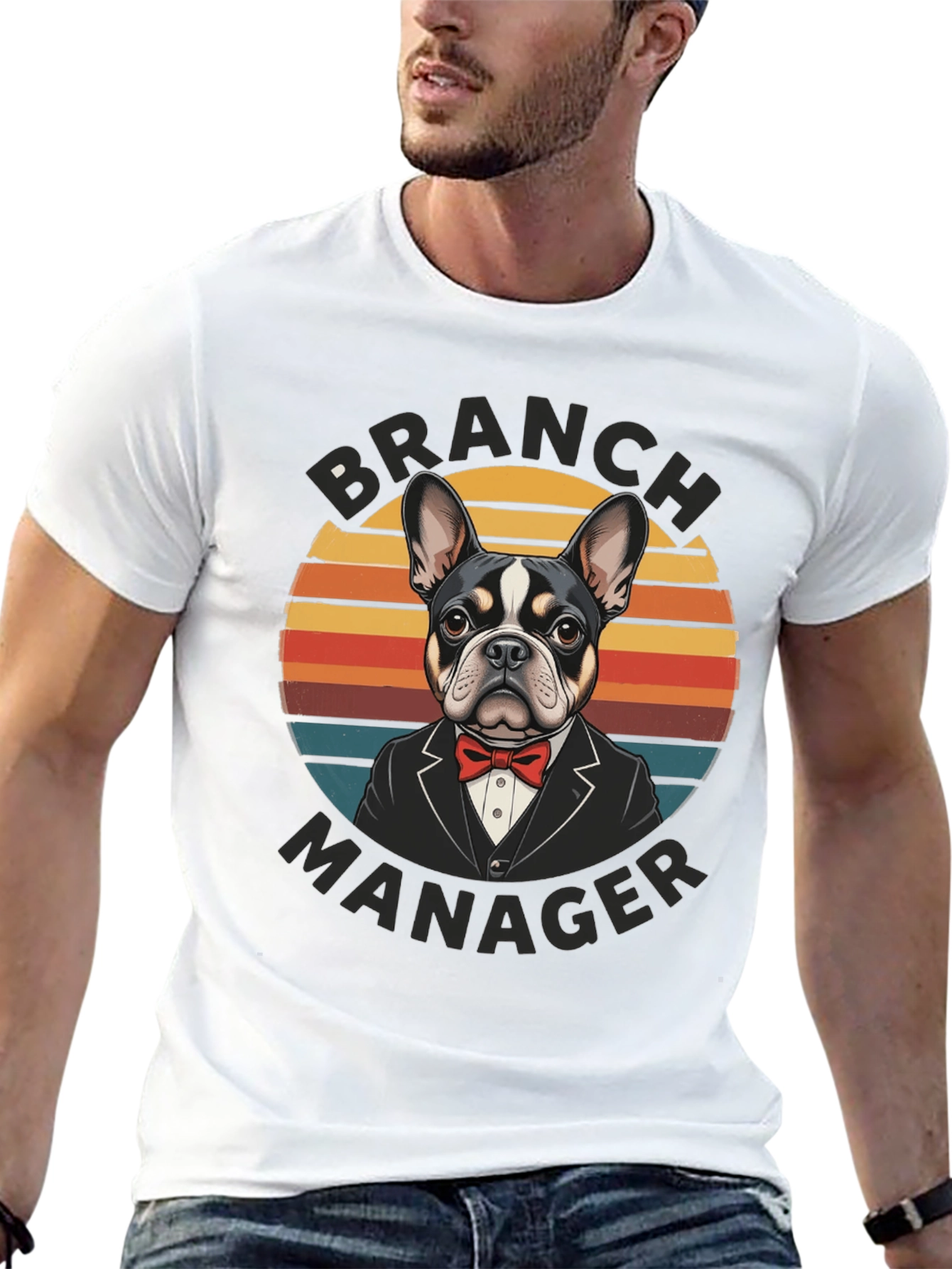 Branch Manager Dog Graphic Tee - Funny Canine Shirt