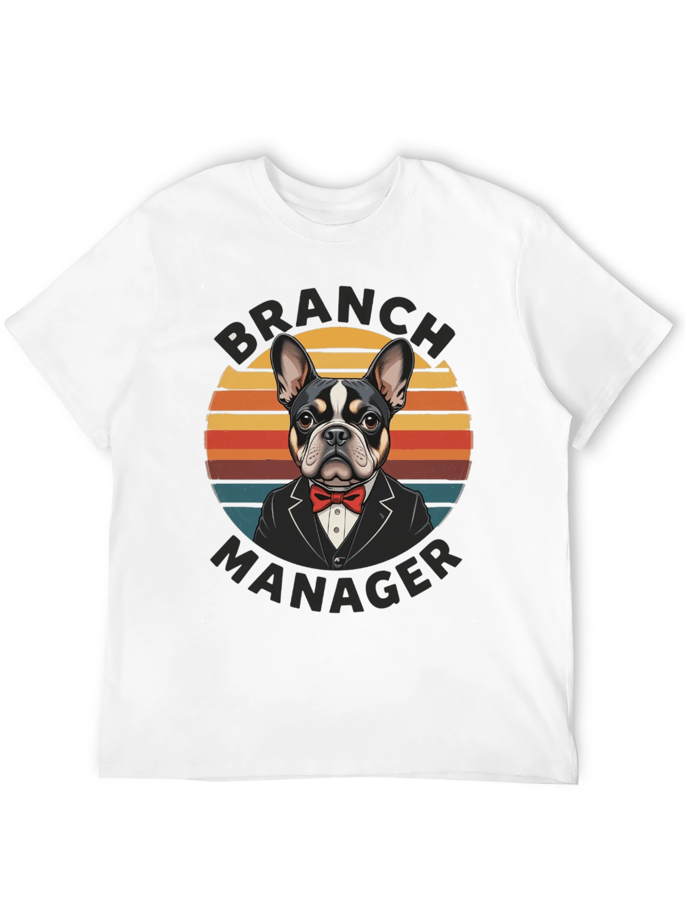 Branch Manager Dog Graphic Tee - Funny Canine Shirt
