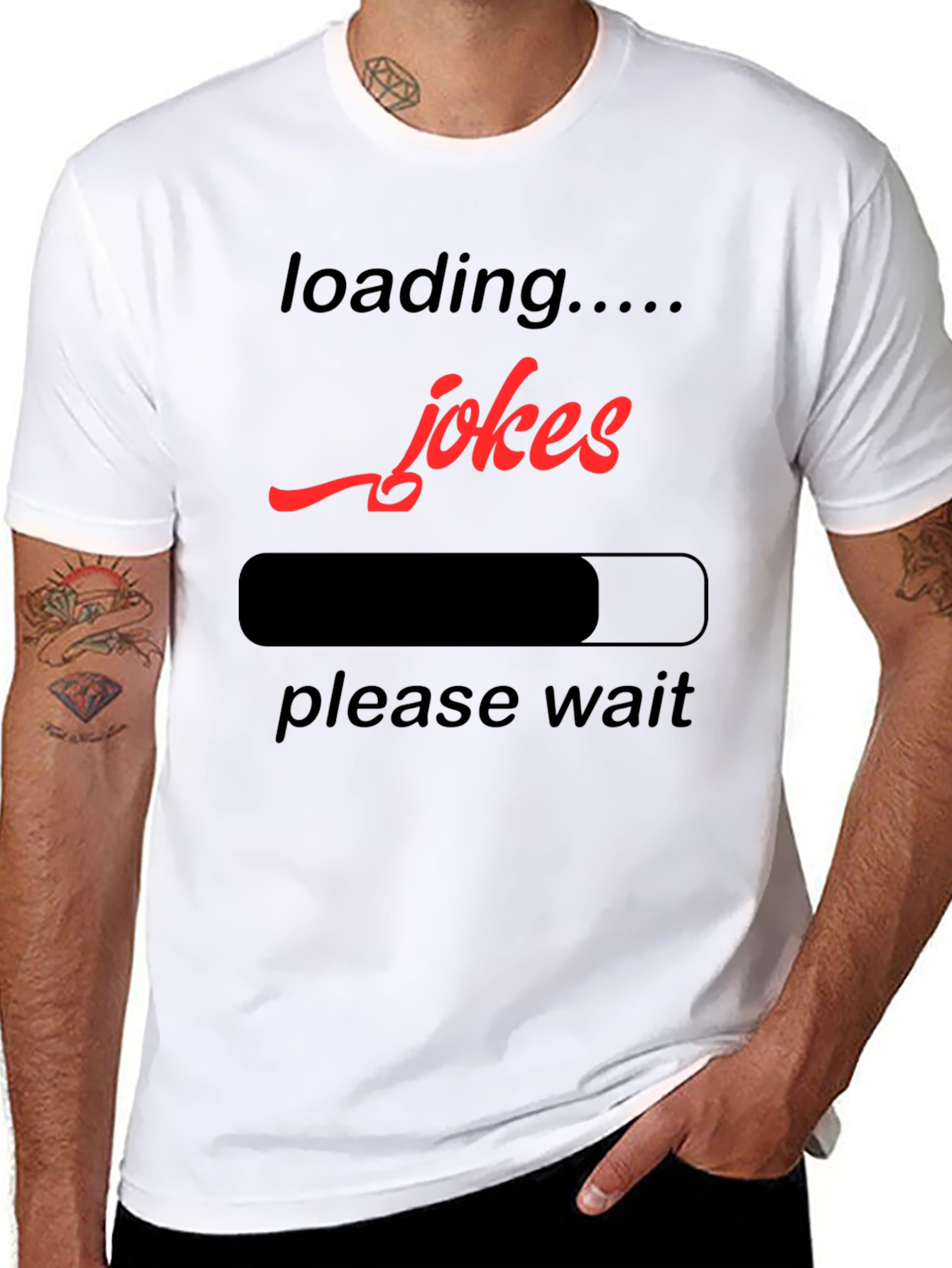 Loading Jokes Graphic T-Shirt - Funny Humor Tee