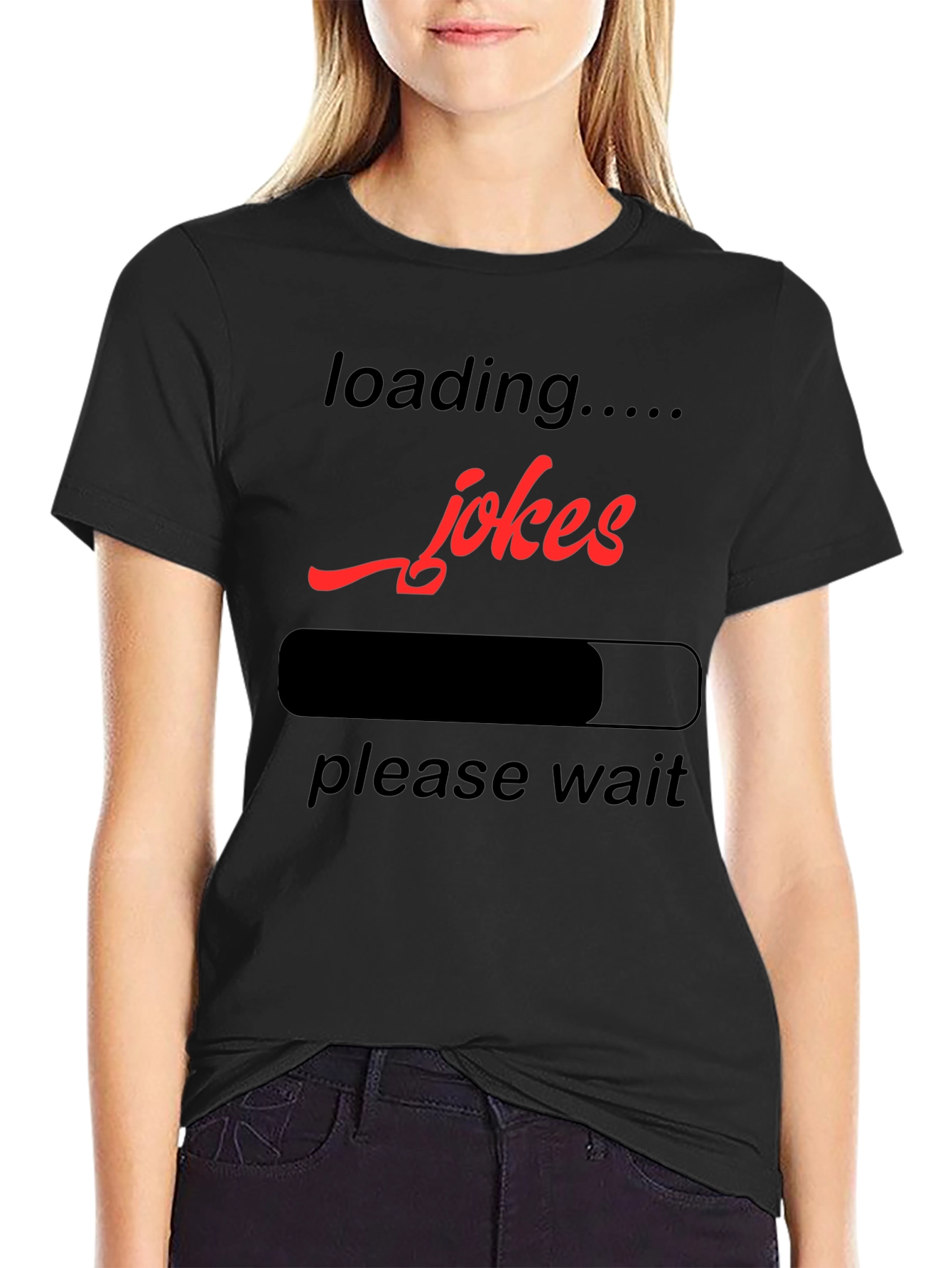 Loading Jokes Graphic T-Shirt - Funny Humor Tee