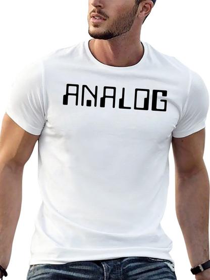 Analog Graphic T-Shirt - Modern Design
