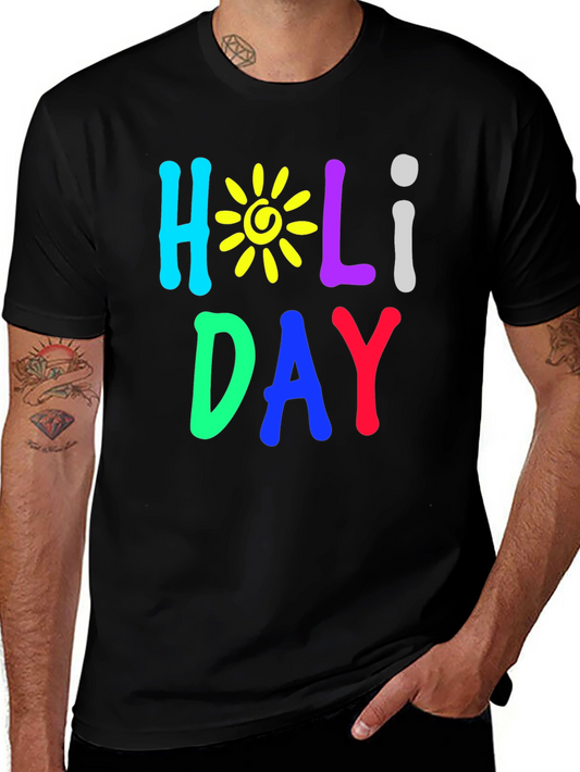 Holiday Graphic Tee - Fun Colorful Design